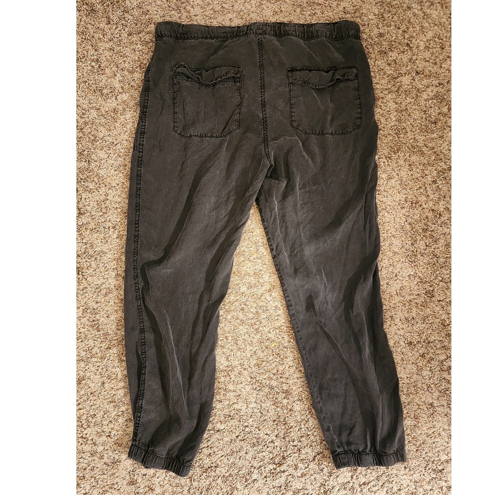 Sanctuary Washed Black 100% Lyocell Utility Jogger Pants Medium - Picture 5 of 9